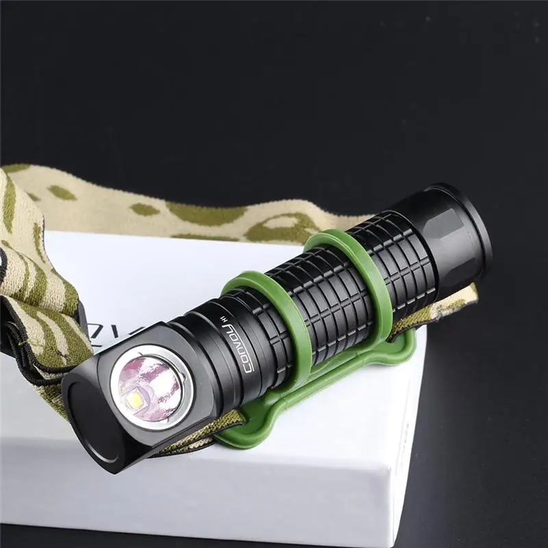Convoy H1 Mini Portable IPX6 Waterproof XML2 1048LM Flashlight Headlight 3 Modes