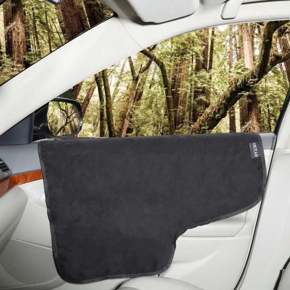 OUTAD, ПВХ, замша, чехлы на сиденья для собак с нескользящей подложкой, машинная стирка и водонепроницаемость, легко чистить, легкий уход