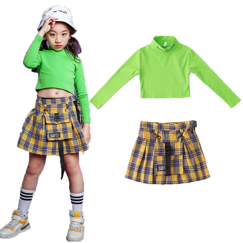 

Костюмы для джазовых танцев для девочек; модная одежда в стиле хип-хоп; одежда для уличных танцев; детская одежда для выступлений в стиле хип-хоп