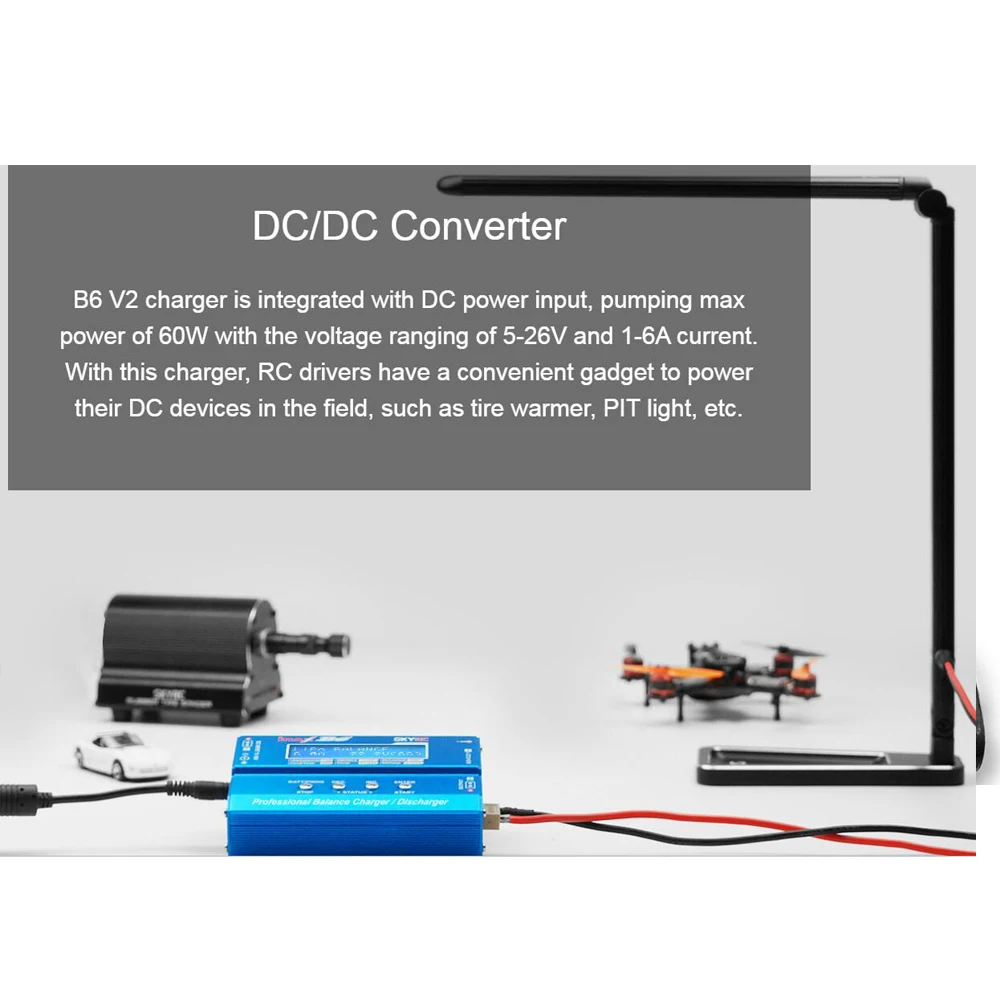 SKYRC iMAX B6 V2 Changer Для RC hobbyists LiPo/LiFe/li-ion/LiHV/NiMH/NiCd/Pb батареи