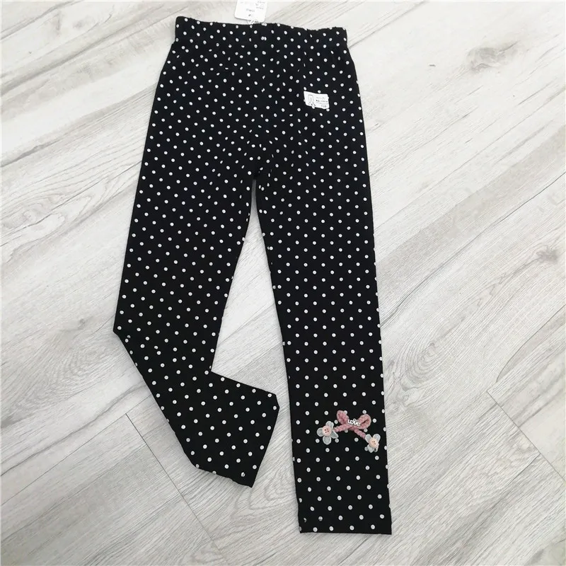 

Girl'S Leggings Spring And Autumn 2019 Children Pure Cotton Full in spot dian Korean-style Crawler Children Outer Wear Pants