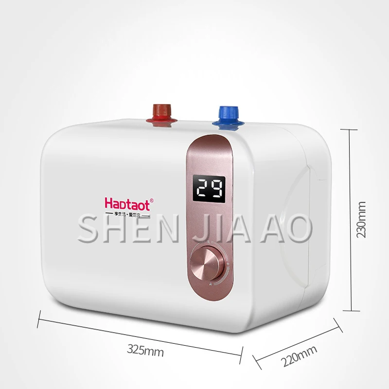 8L electric water heater Household quick-heating type water heater mechanical digital display Water heater 220v