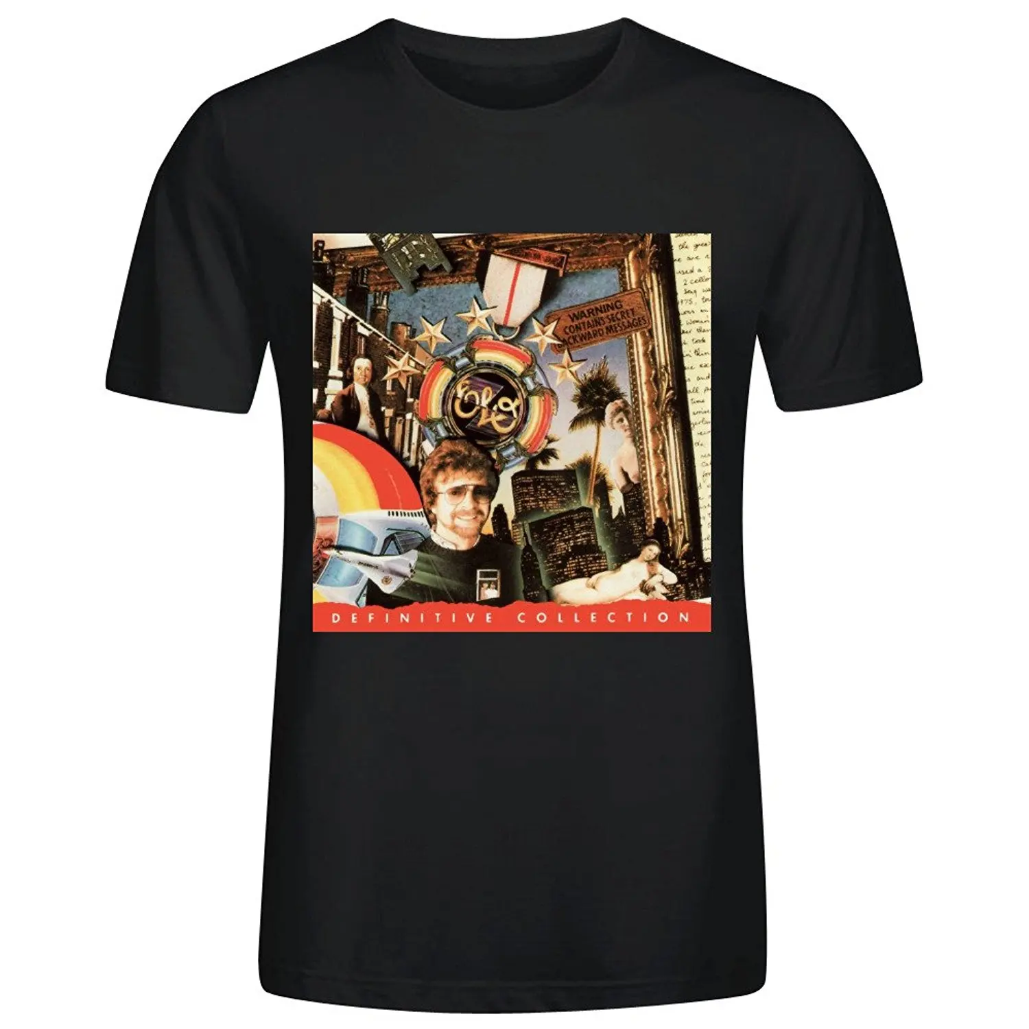 Electric Light Orchestra Definitive Collection Vintage T Shirts For Men O Neck | Мужская одежда