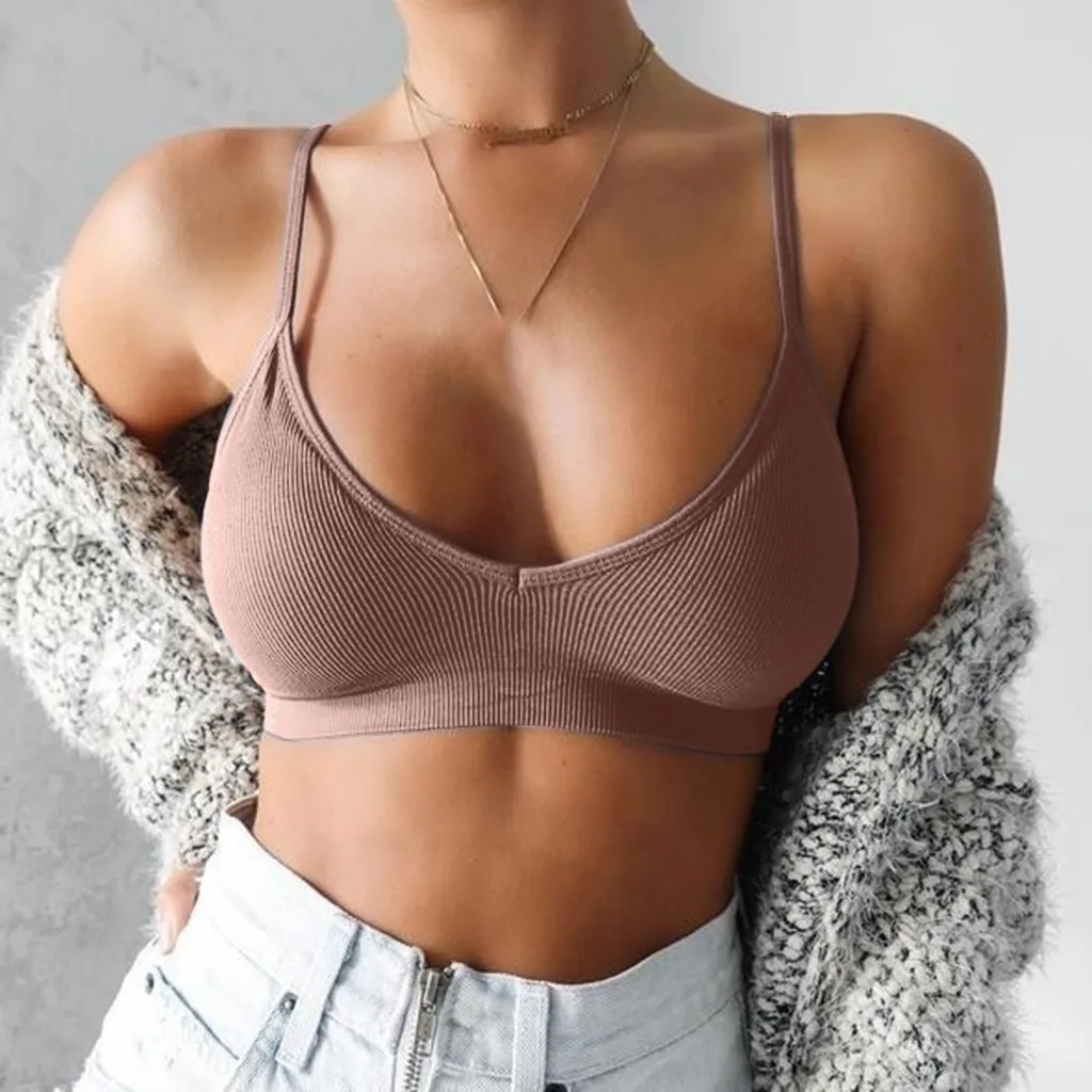 Sexy Ladies Crop Top Casual Tank Top Sleeveless Sports Tight Fitting Tops Knitting Tops Women Cropped Clothes haut femme