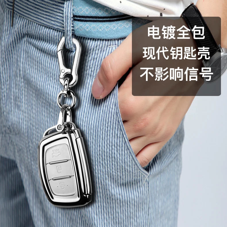 Ceyes ТПУ чехол для ключей защитный чехол для hyundai i10 i20 i30 Elantra Accent IX25 IX35 IX45 дистанционный держатель оболочки авто аксессуары