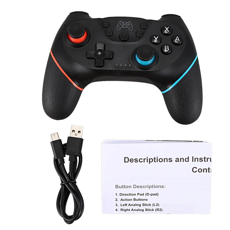 Геймпад беспроводной Bluetooth игровой контроллер xbox one консоль ручка Вибрирующая ручка для NS/nintendo Switch игры джойстик