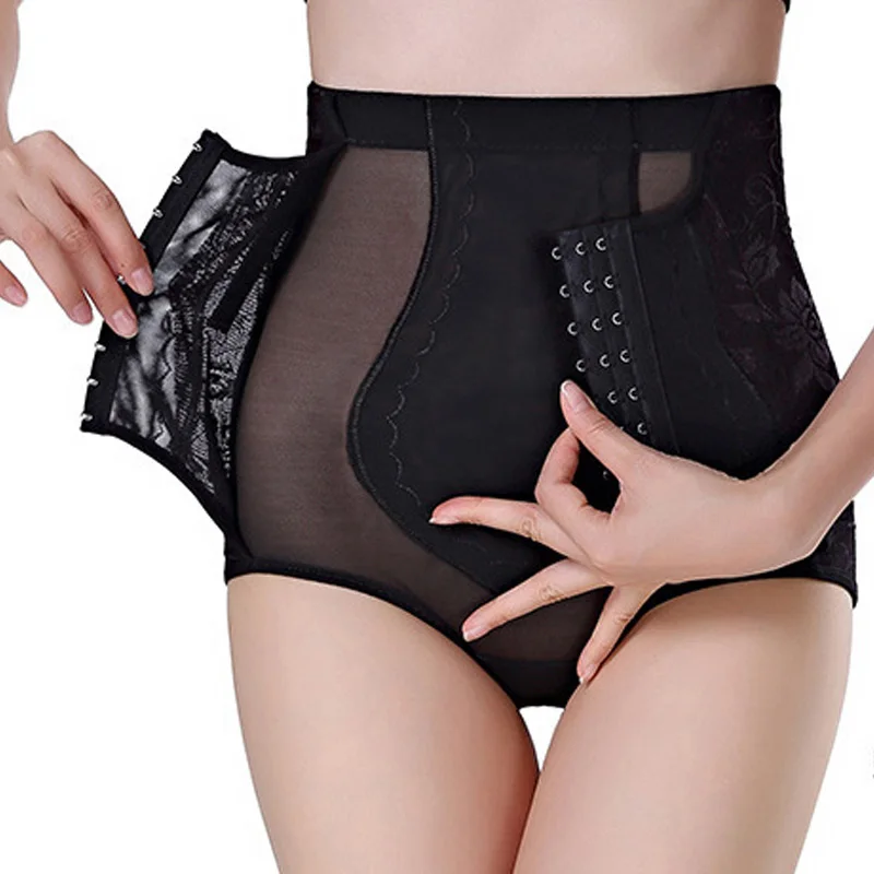 Черный Для женщин талии Cincher Shaper трусики со стальными косточками для похудения талии тренер животик контроль Корректирующее белье растягивающееся Тело Shaper - Цвет: Черный