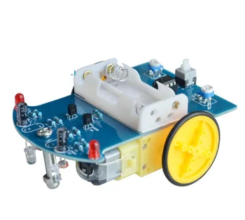 

1 set D2-1 Intelligent Tracing Smart Car Chassis Kit Trace Intelligent Track Line Car Fun Electronic Production DIY Kit Practice