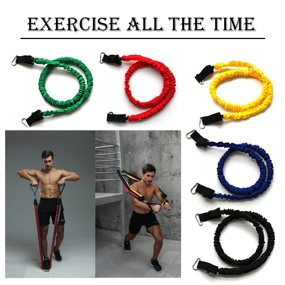 

Fitness Elastic Pull Up Resistance Bands Workout Set Exercise Yoga Rubber Pulling Loop Door Rope Gym Strength Training