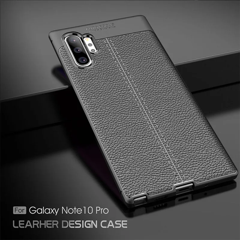 

Lamorniea Luxury PU Leather Case For Samsung Galaxy Note 10 Plus 8 9 Cover S10 Plus Soft TPU Case For Samsung Galaxy S8 S9 Plus