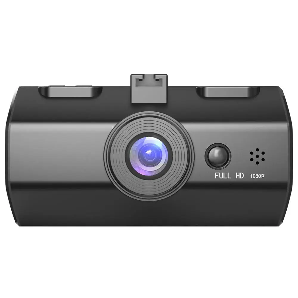 Черный 1,7 дюймов Full HD 1080P Автомобильный регистратор DVR Автомобильная камера видео DVR EDR Dashcam Dash Cam с ночным видением черный - Цвет: Черный