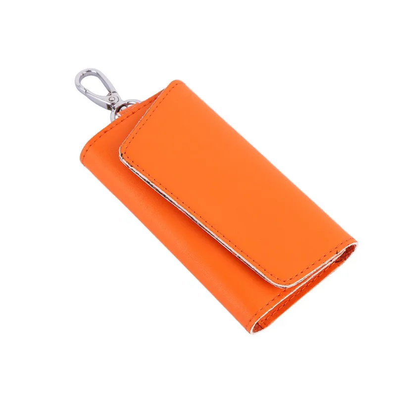 Брелок из искусственной кожи для мужчин и женщин держатель ключей органайзер