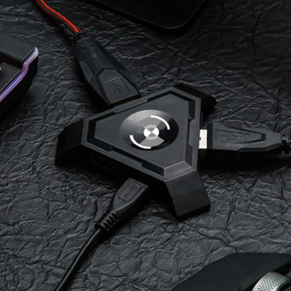 ПК адаптер игровая клавиатура мышь без вибрации черный USB телефон мобильный преобразователь ABS геймпад контроллер Набор Bluetooth 4,1
