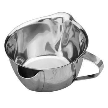 

304 Stainless Steel Oil Separation Bowl Oil Separator Soup Pot Oil Filter Pumping Oil And Grease Oil Soup Seperater Kitchen