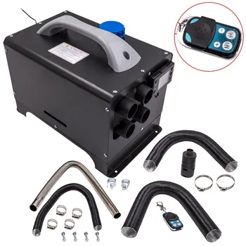 

Diesel Air Heater 12V 8KW All in One w/ Four Holes LCD Display Thermostat for Motorhome Caravan Pickup+Silencer