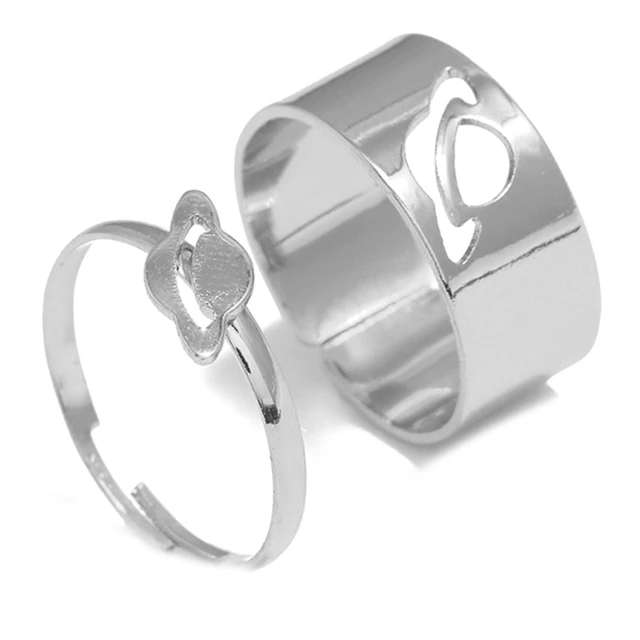 Planet Saturn Ring For Women Men 
