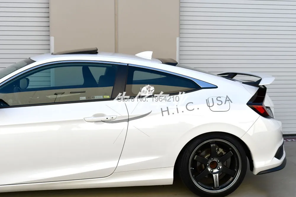 Автомобильный Стайлинг для Honda Civic 2008- абс пластиковый материал задний спойлер на крыше солнцезащитный козырек спойлер крыло