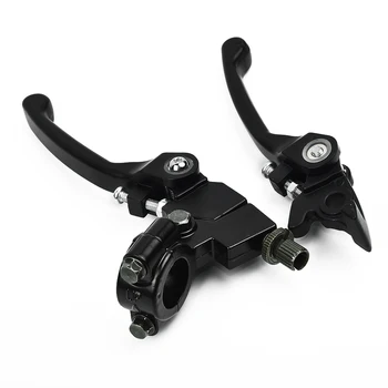 

Cable Clutch Brake Lever 125/140cc Pit Dirt Bike ATV Black 1 pair Handlebar