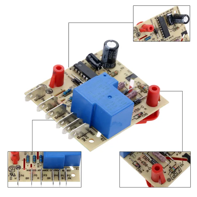 Placa de Control de refrigerador para Whirlpool, Kenmore, Maytag, 4388931, 1 unidad - Imagen 4