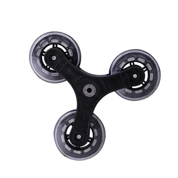 

2pcs Shopping Luggage Cart Replacement Casters Grocery Shopping Cart Three-Wheeled Staircase Climbing Wheel Household Hardware