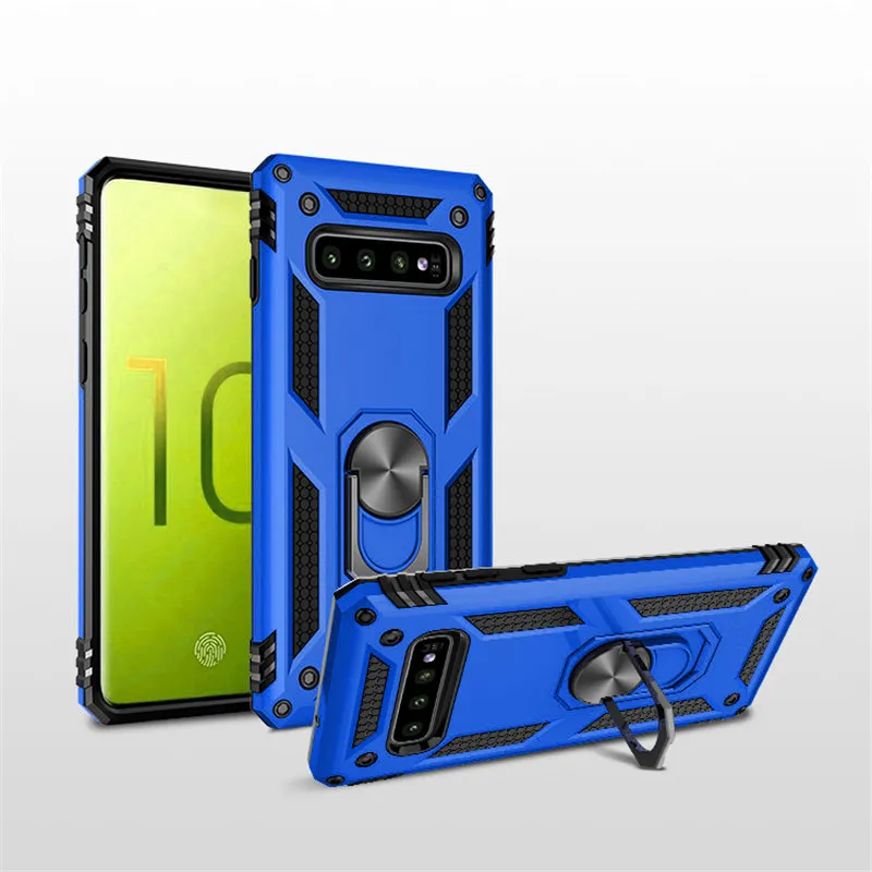 Per Samsung Galaxy S10 S10 Plus S10E Custodia Magnete Supporto Per Anello Per Auto Supporto Per Telefono Cover Per Samsung S10 Plus S10E S10 5G Coque 