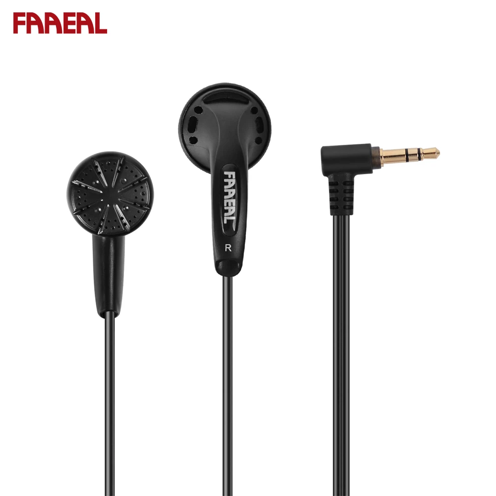 FAAEAL Iris Ancestor 32 ohm In Ear Flat Head Earbuds HiFi Super Bass Earphone 3.5mm Wired Headphones For Xiaomi Smartphones PC