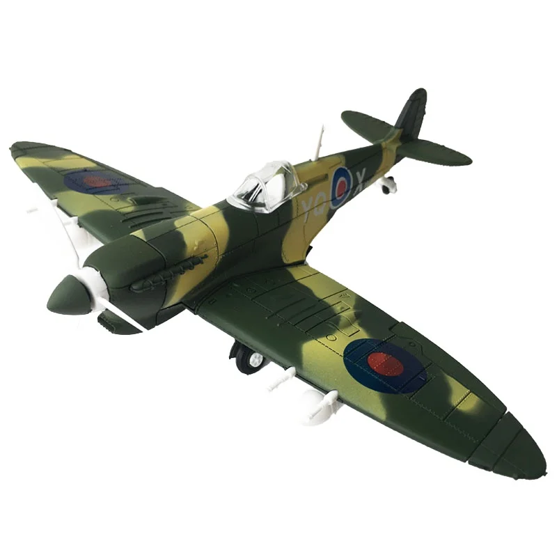 1:48 Сборная модель самолета развивающие игрушки 4D Spitfire reception Fighter окрашенная