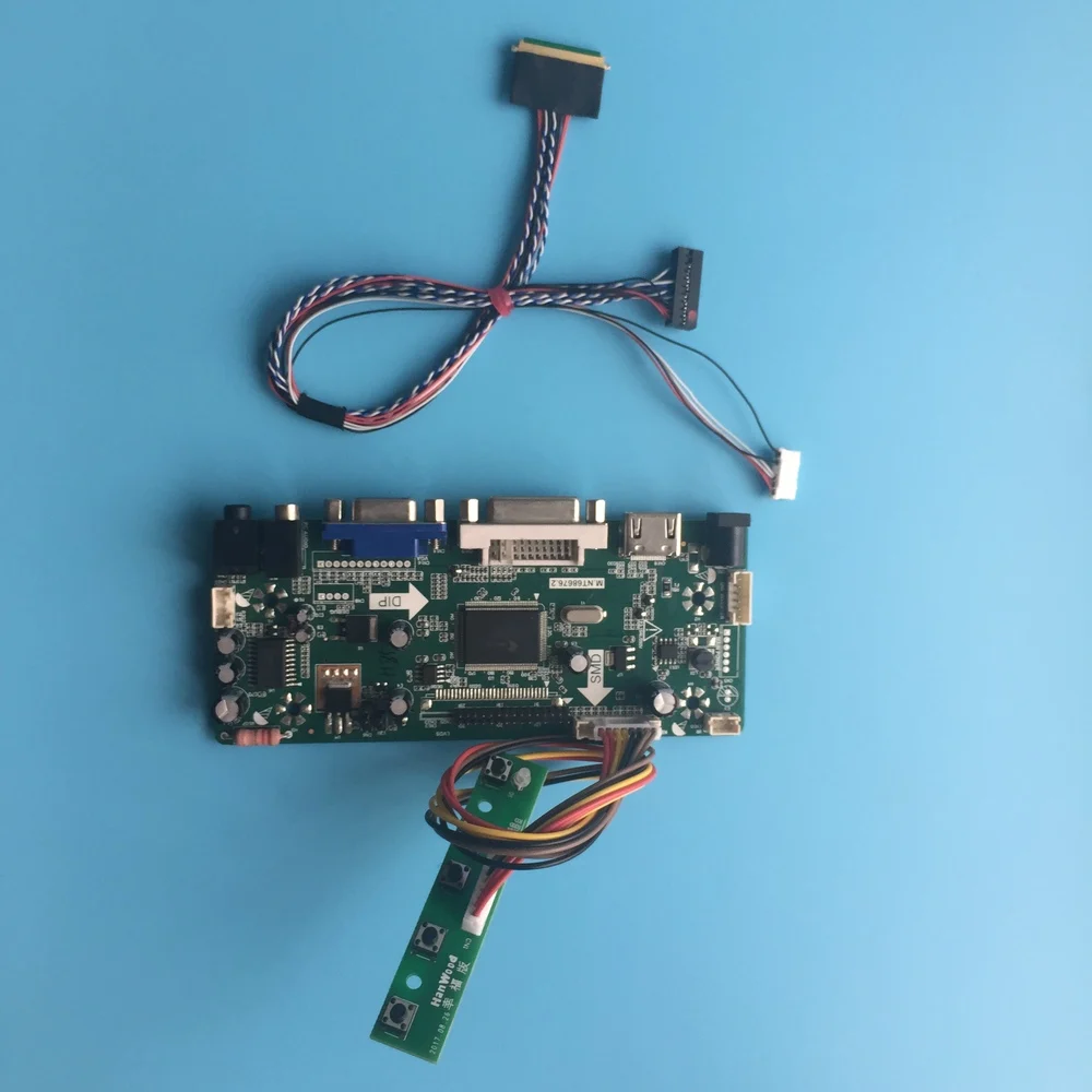 Контроллер драйвер платы Аудио ЖК-комплект DIY карты для 40pin LP156WF4-SLB7 1920X1080 15," экран DVI светодиодный HDMI VGA M. NT68676