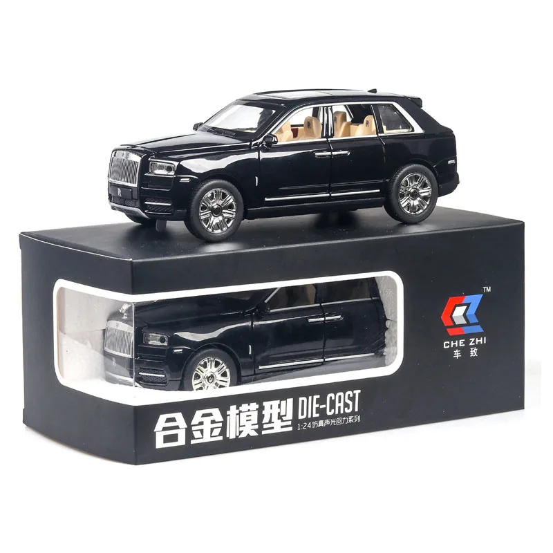 1:24 Rolls Royce Cullinan модель автомобиля металлическая модель автомобиля литье под давлением автомобиль детская игрушка подарок коллекционные вещи
