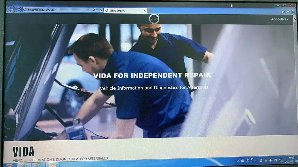 Vida Dice 2015A программное обеспечение с USB ключом для автомобилей Volvo от 1999- нет необходимости активации