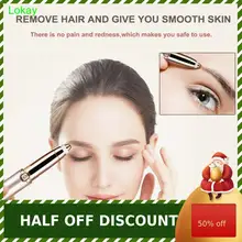 Электрический триммер для бровей, электрический триммер для лица, бровей, волос, бровей, удаления волос, триммер для бровей, мини-эпилятор для бритья бровей