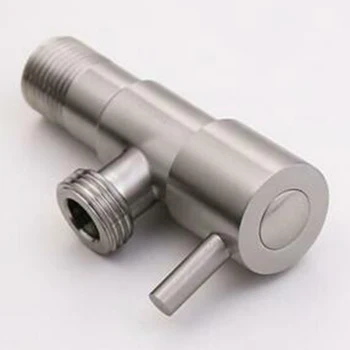 

Wall Stainless Steel Angle Valve G1/2" Kitchen Bathroom Toilet Water Stop Valve Shut Off Valve Home Fixture