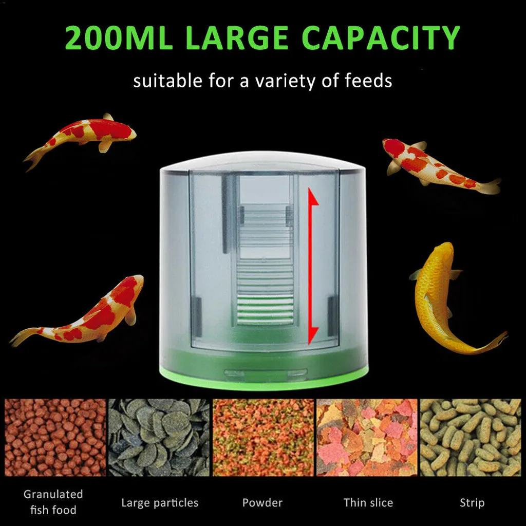Автоматический пруд, кои, фидер для рыб, таймер для праздника, автоматическая подача, цифровой таймер, бытовые Семейные Аксессуары для дома, дропшиппинг, Новинка