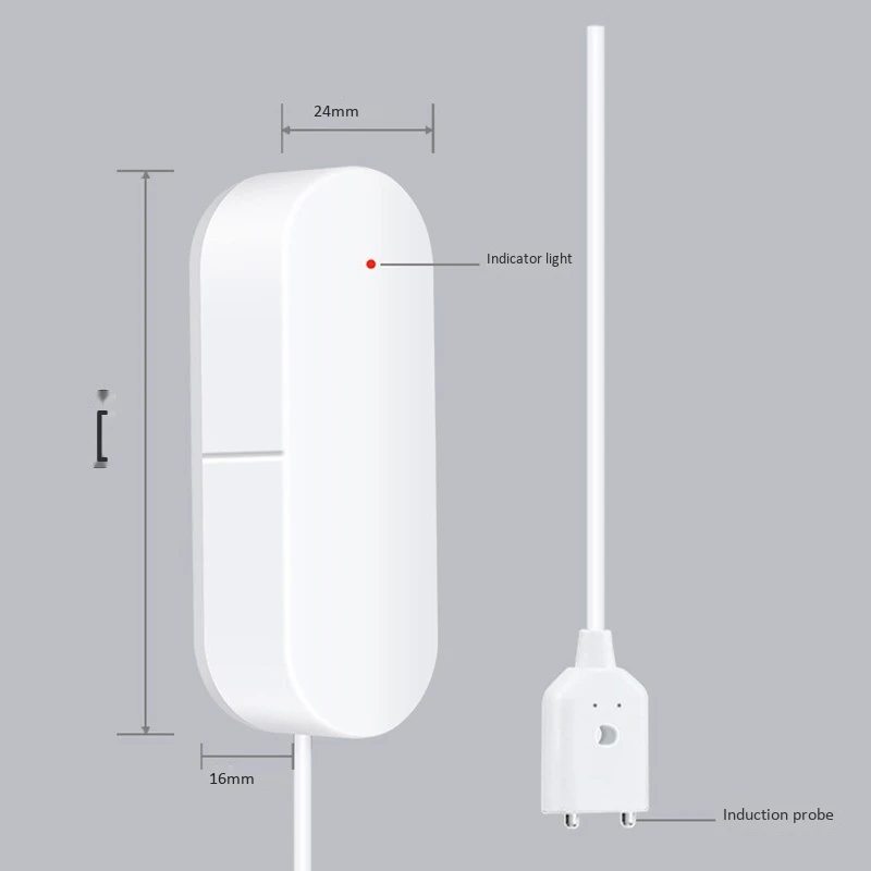 Wireless Water Leakage Sensor Water Leaks Intrusion Detection Alert Water Level Overflow Alarm for House Alarm