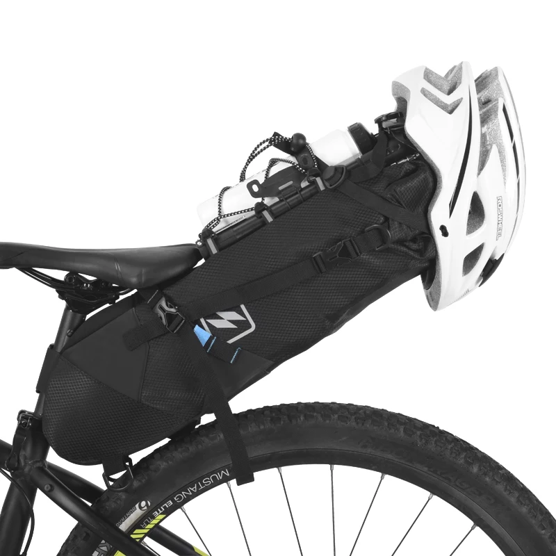

Sahoo Full Waterproof 7L Dry Bag Mountain Cycling Bicycle Saddle Bag Seat Tail Rear Pack Storage Pouch MTB Bike Accessories