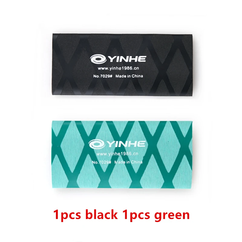 1 black 1 green 2 шт. YINHE galaxy овергрип для настольного тенниса ракетка Ручка лента термоусадочный комплект для Пинг-Понга Летучая мышь Грипсы аксессуары - Цвет: 1 black 1 green