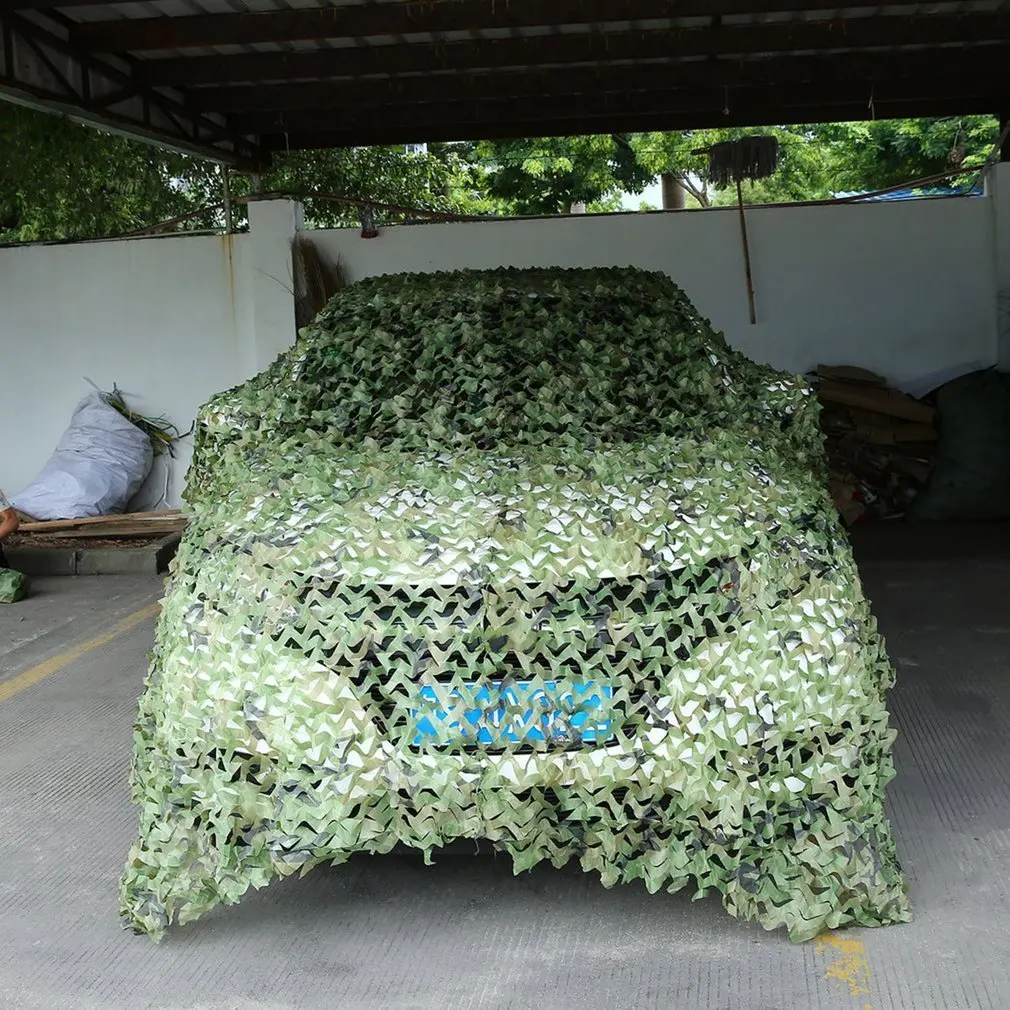 

Camouflage Net Army Military Camo Net Car Covering Tent Hunting Blinds Netting Optional Size Long Cover Conceal Drop Net Top Hot