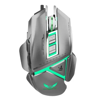 

USB Wired LED Light Programmable Gaming Optical Mouse Mice with 11 Buttons Maximum 3200 DPI Computer Laptop Wired Mouse Mice