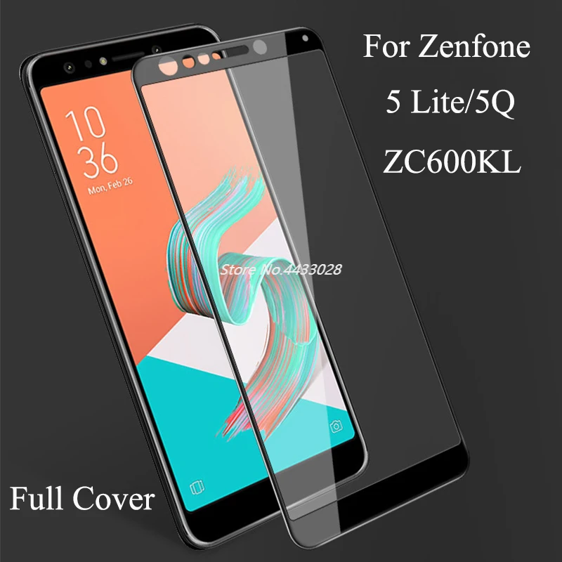 Защитное стекло закаленное 5Q ZC600KL для ASUA Zenfone 5 Lite lite | Мобильные телефоны и