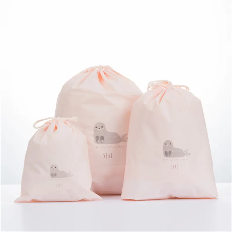 Для женщин розовый путешествия рюкзак Drawstring сумка для хранения одежды органайзеры для багажа Сумки Детские куклы набор игрушек домашнего хранения Кошелек; подарочная сумочка - Цвет: 5