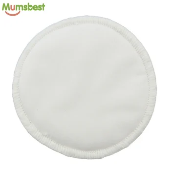 

100Pcs Bamboo Breast Pad Nursing Pads For Mum Reusable Waterproof Minky 3 Layers Breast Nursing Feeding Pad Wholesale