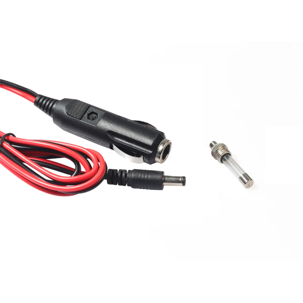 

12V 24V DC 2.5x5.5mm Plug Car Cigarette Lighter Charger Power Cable Cord Lead For Car Monitor / Camera 1.2M 4