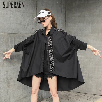 

SuperAen Fashion Women Dress Europe 2020 Spring and Summer New Ladies Dress Bat Sleeve Long Sleeve Women Clothing