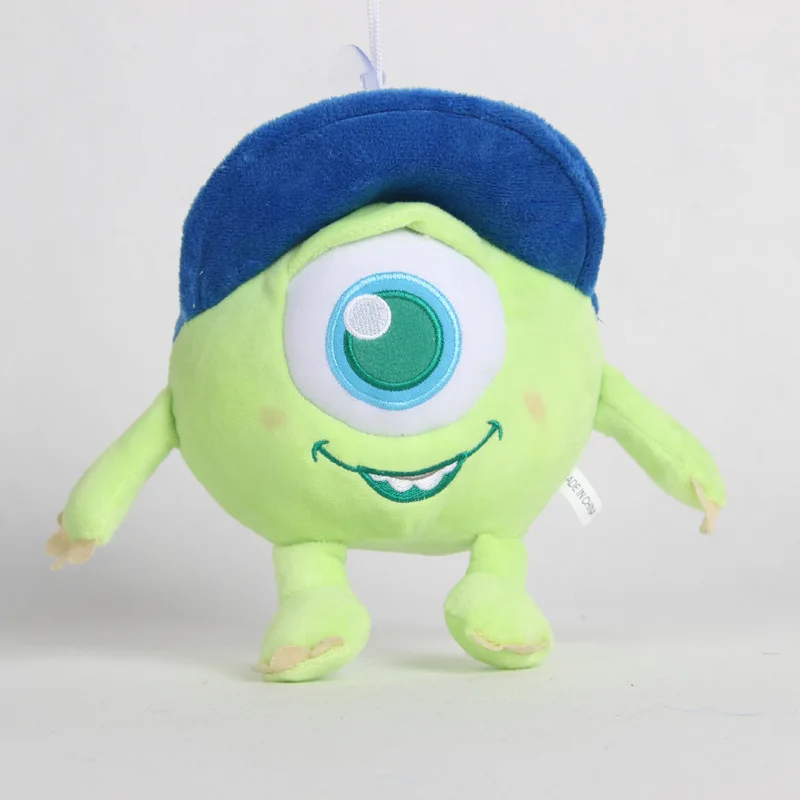 Disney 20cm Monsters Inc  Mr.Q plush Toys Soft Stuffed Doll for Kids  Monsters University Animal gift for children disney monsters university new children s backpack cartoon mini children s schoolbag fashion boys and girls waterproof backpack