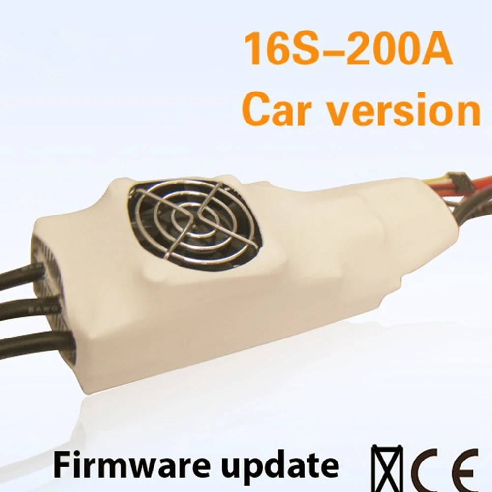 1 шт. 16S 200A Высокая мощность бесщеточный ESC обновление прошивки для игрушек модель самолета RC автомобили водяного охлаждения электронный регулятор скорости