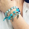 DAXI Boho Beads Bracelet Charm Beaded Braclets Bracelets For Women Jewelry Chakra Bead Braclet Set Women Bracelets With Charms ► Photo 2/6