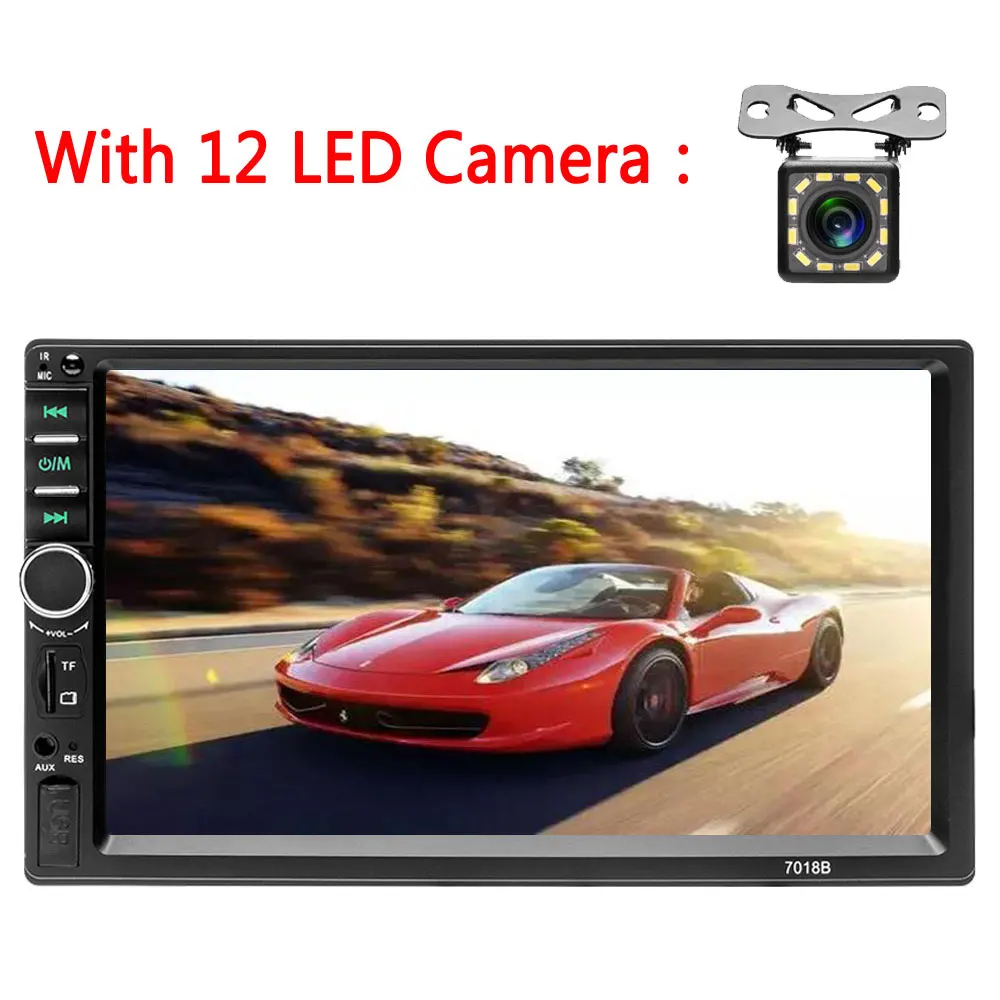 Option 4 Автомагнитола 2Din 7018B Авторадио Зеркало Ссылка сенсорный экран Аудио Радио Bluetooth видео MP5 " мультимедийный плеер FM/TF/USB - Цвет: Option 4