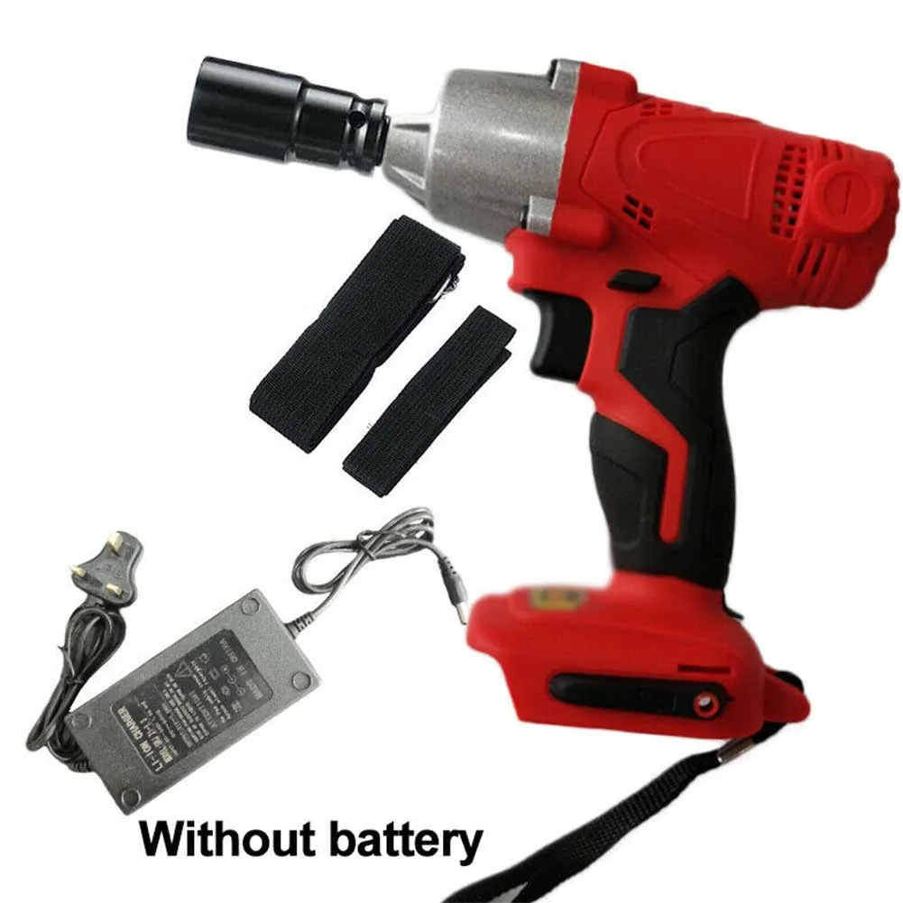 Impact Wrench Spanner Brushless Scaffolder DIY Practical Waterproof Electric Cordless With LED Light Punching Multifunctional