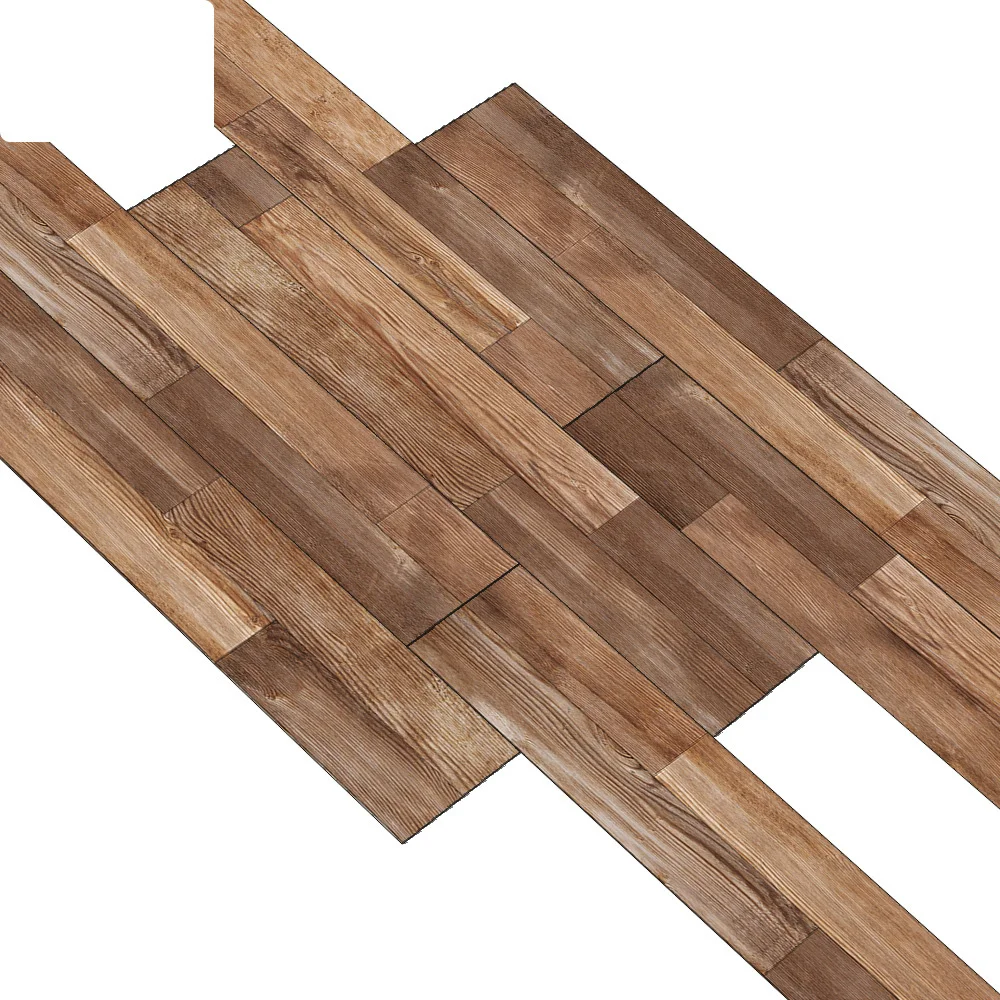 7pcs/set Wooden Floor Sticker Waterproof Selfadhesive Floor Decorative