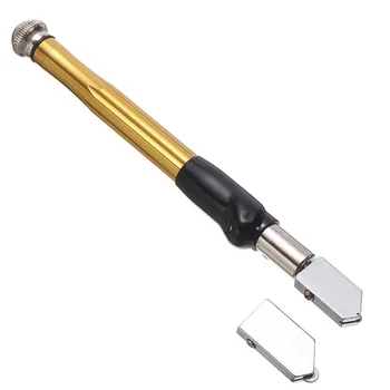 

1Pcs Diamond Glass Cutter Tungsten Alloy Glass Cutting Tool Metal Handle Head For Glass Tile Cutting Glass Knife Tools 2-19mm